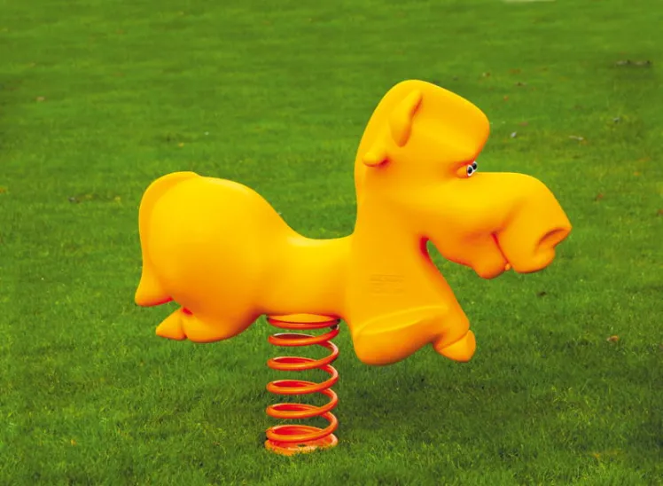 Wipptier DIN EN 1176 �Lucky Horse� Feder-Wipptier Federtier Einzelwippe